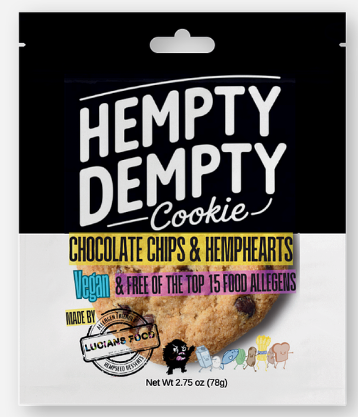 Hempty Dempty cookie packaging front