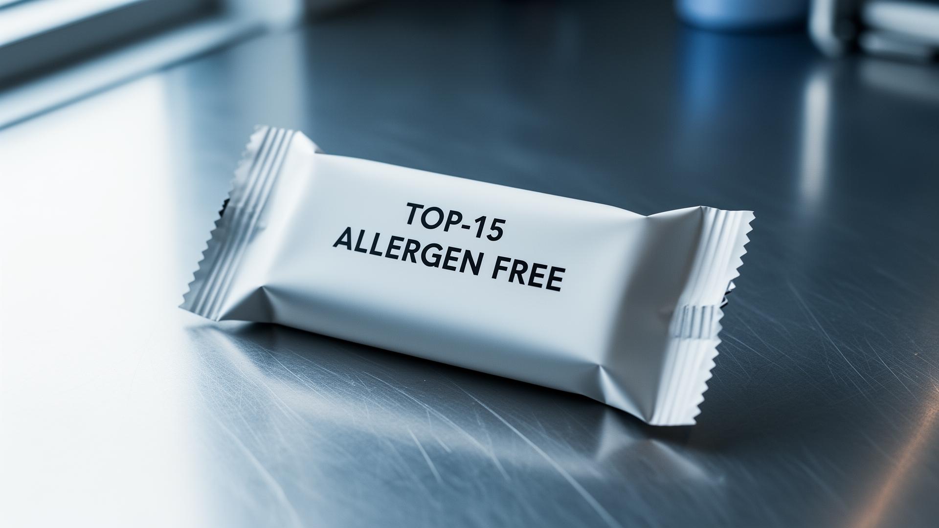 Top-15 allergen-free nutrition bar